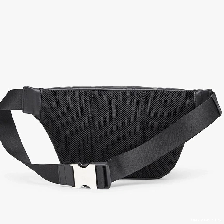 Cheap In Belt Fendi Leather Nappa Black Bag Motif FF 0820